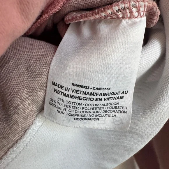 Nike Light Pink Tech Fleece Crewneck Pullover Sweatshirt S - Picture 5 of 6